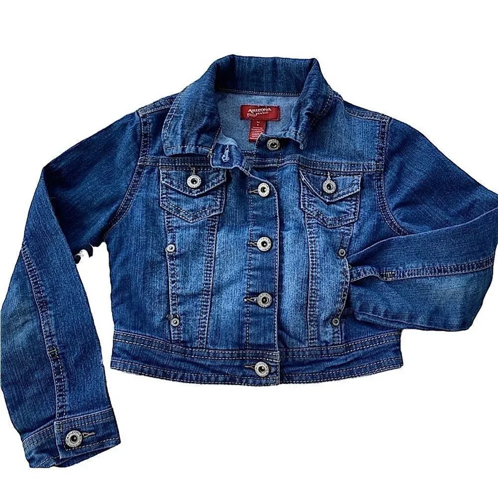 🌴 Arizona Jeans Crop Jean Jacket M/8